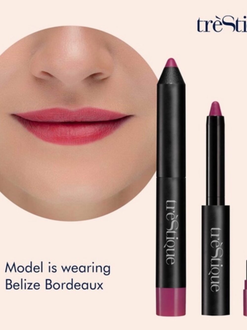 Trestique Lip Crayon - Belize Bordeaux